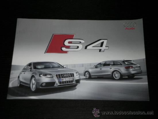 Autos und Motorr&auml;der: AUDI S4 - CATALOGO PUBLICIDAD ORIGINAL - 2008 - ESPA&Ntilde;OL