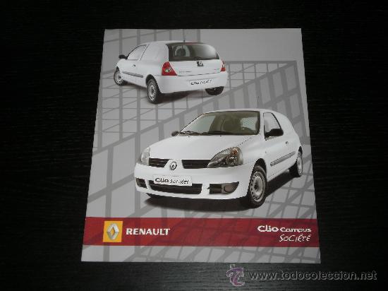 Automobili e Motociclette: RENAULT CLIO CAMPUS SOCIETE - CATALOGO PUBLICIDAD ORIGINAL - 2007 - ESPA&Ntilde;OL