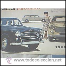 Coches y Motocicletas: CAT&Aacute;LOGO DE PEUGEOT 403 EN CASTELLANO - A&Ntilde;O 1962