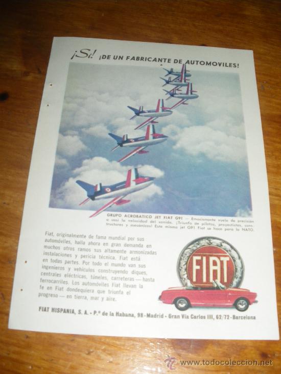 Cars and Motorcycles: PUBLICIDAD DE FIAT HISPANIA.