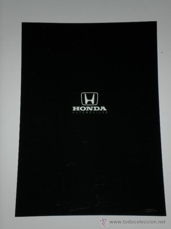 Coches y Motocicletas: HONDA GAMA CIVIC NSX PRELUDE ACCORD LEGEND - CATALOGO PUBLICIDAD ORIGINAL - ESPA&Ntilde;OL