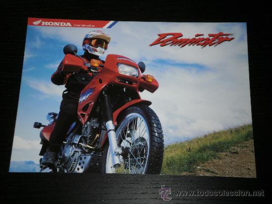 Coches y motocicletas: HONDA NX 650 R DOMINATOR - CATALOGO PUBLICIDAD ORIGINAL -  ESPA&Ntilde;OL