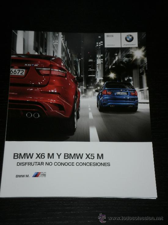 Coches y Motocicletas: BMW X6 M / X5 M - CATALOGO PUBLICIDAD ORIGINAL - 2010 - ESPA&Ntilde;OL