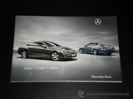 Automobili e Motociclette: MERCEDES CLASE E COUPE CABRIO - CATALOGO PUBLICITARIO ORIGINAL - 2009 - ESPA&Ntilde;OL