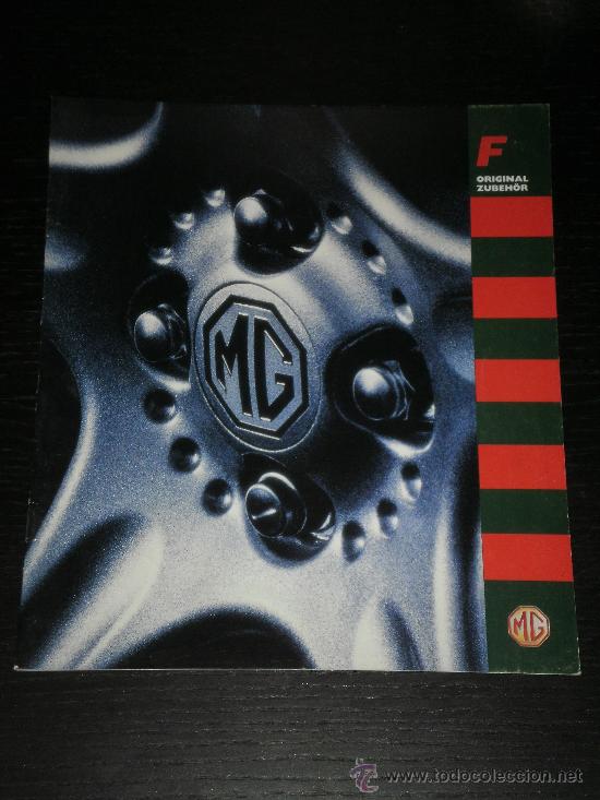 Automobili e Motociclette: MG F CATALOGO ACCESORIOS - NO CATALOGO PUBLICIDAD ORIGINAL - ALEMAN
