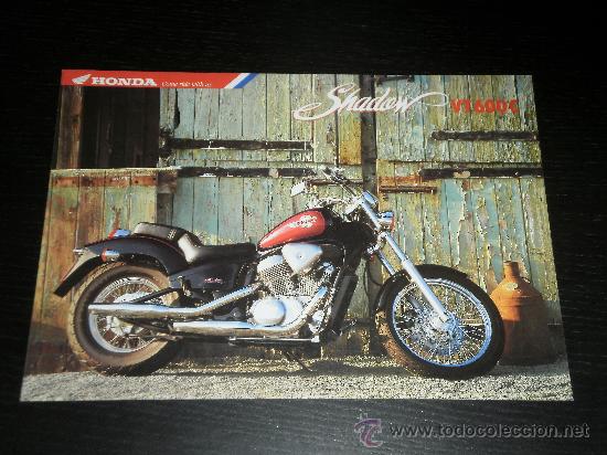Coches y Motocicletas: HONDA VT 600 C SHADOW - CATALOGO PUBLICIDAD ORIGINAL - 1993 - ESPA&Ntilde;OL
