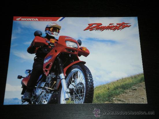Automobili e Motociclette: HONDA NX 650 DOMINATOR - CATALOGO PUBLICIDAD ORIGINAL - ESPA&Ntilde;OL