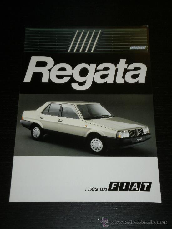 Automobili e Motociclette: FIAT REGATA - CATALOGO PUBLICIDAD ORIGINAL - 1985 - ESPA&Ntilde;OL