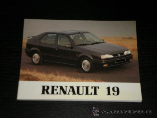 Autos und Motorr&auml;der: RENAULT 19 - MANUAL USUARIO ORIGINAL - 1992 - ESPA&Ntilde;OL