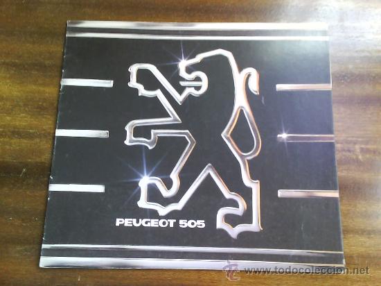 Coches y Motocicletas: CAT&Aacute;LOGO ORIGINAL DE AUTOM&Oacute;VILES PEUGEOT 505 DEL A&Ntilde;O 1988 - FABRICACI&Oacute;N ARGENTINA