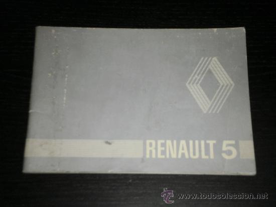 Autos und Motorr&auml;der: RENAULT 5 - MANUAL USUARIO ORIGINAL - 1980 - ESPA&Ntilde;OL