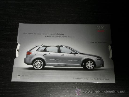 Autos und Motorr&auml;der: AUDI A3 SPORTBACK - CATALOGO LLANTAS ORIGINAL - 2007 - ESPA&Ntilde;OL