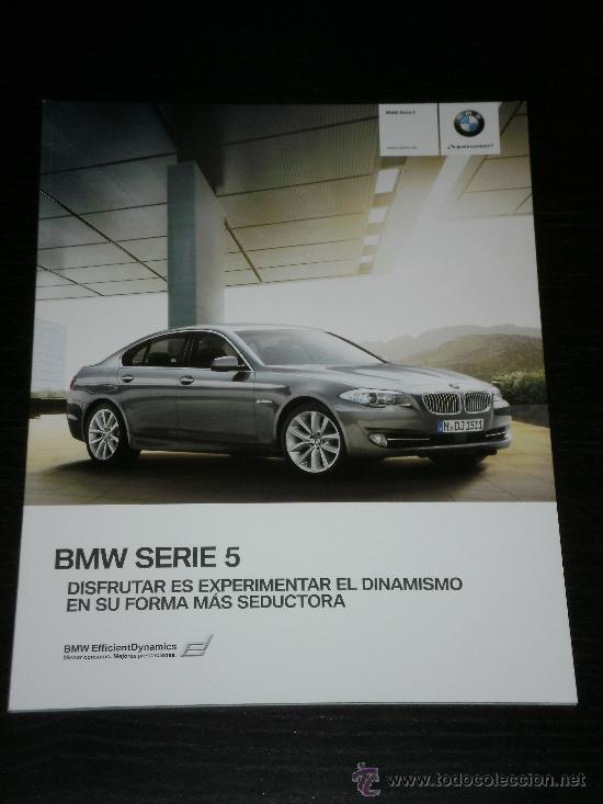 Coches y Motocicletas: BMW SERIE 5 - CATALOGO PUBLICIDAD ORIGINAL - 2010 - ESPA&Ntilde;OL