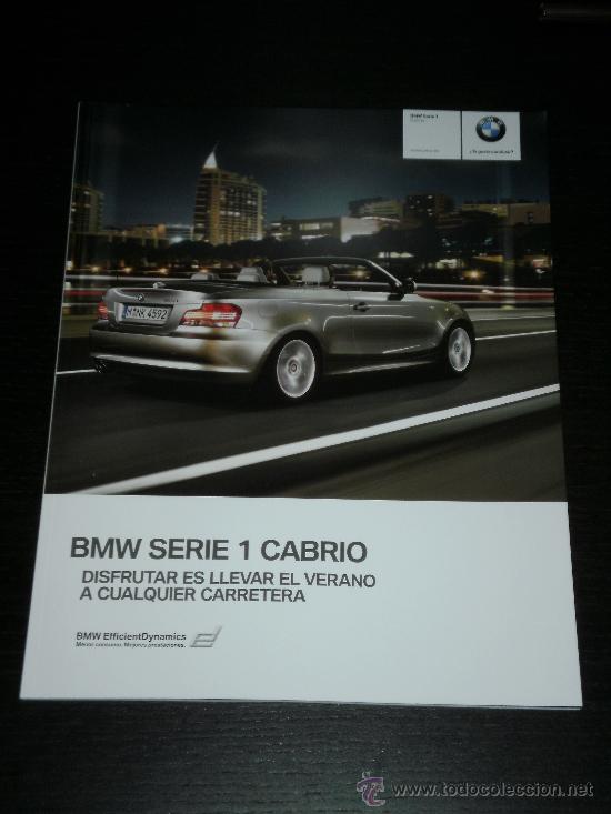 Coches y Motocicletas: BMW SERIE 1 CABRIO - CATALOGO PUBLICIDAD ORIGINAL - 2010 - ESPA&Ntilde;OL