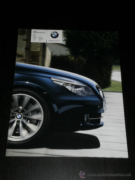 Coches y Motocicletas: BMW SERIE 5 BERLINA - CATALOGO PUBLICIDAD ORIGINAL - 2007 - ESPA&Ntilde;OL