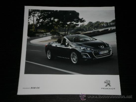 Coches y Motocicletas: PEUGEOT 308 CC - CATALOGO PUBLICIDAD ORIGINAL - 2011 - ESPA&Ntilde;OL