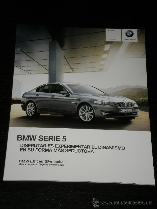 Coches y Motocicletas: BMW SERIE 5 - CATALOGO PUBLICIDAD ORIGINAL - 2011 - ESPA&Ntilde;OL