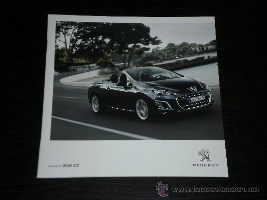 Coches y Motocicletas: PEUGEOT 308 CC - CATALOGO PUBLICIDAD ORIGINAL - 2011 - ESPA&Ntilde;OL