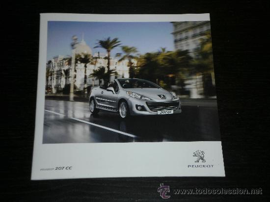 Coches y Motocicletas: PEUGEOT 207 CC - CATALOGO PUBLICIDAD ORIGINAL - 2010 - ESPA&Ntilde;OL