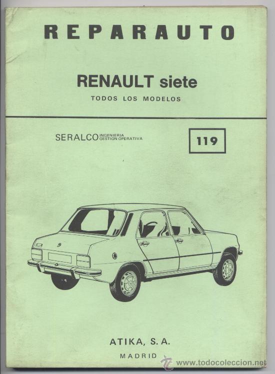 Renault siete (todos los modelos) - manual repa - Vendido en Subasta
