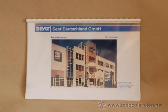 Coches y motocicletas: Documentaci&oacute;n de Seat Deutschland. Con las firmas originales de los directivos.