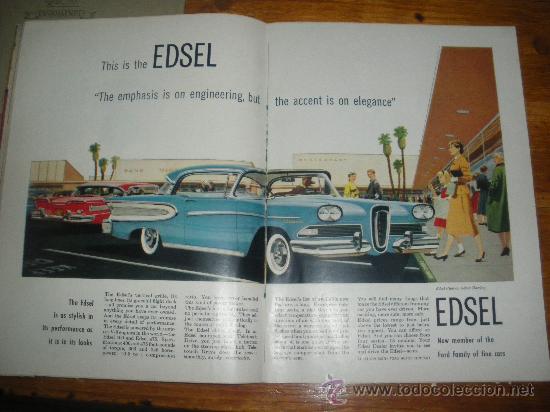 Cars and Motorcycles: EDSEL, EL NUEVO MIEMBRO DE FORD. PUBLICIDAD.