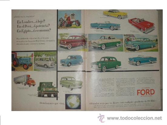 Coches y Motocicletas: FORD, DONDE QUIERA QUE VIVA. 3 ANUNCIOS.