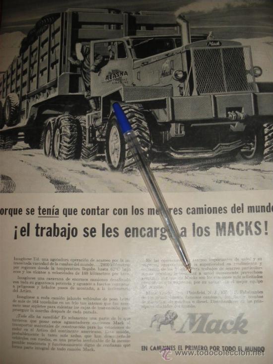 Carros e motociclos: PUBLICIDAD DE CAMIONES AMERICANOS MACK.