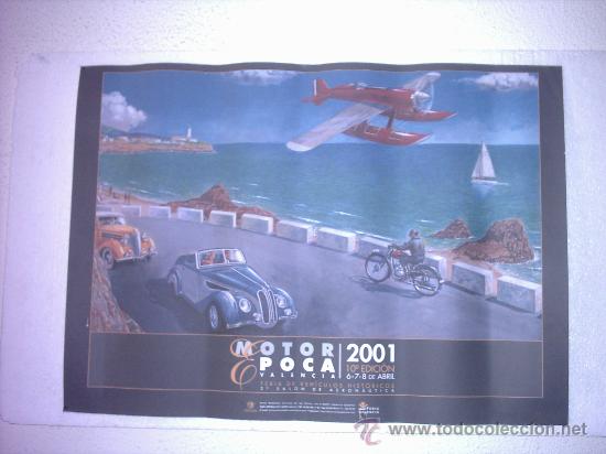 Coches y Motocicletas: Poster Cartel Motor Epoca Vehiculos Historicos