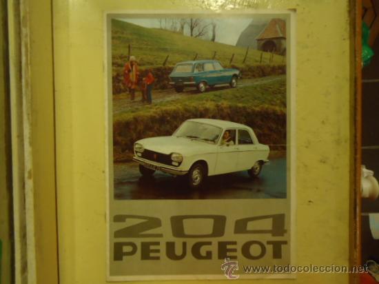 Coches y Motocicletas: CATALOGO PEUGEOT 204 FRANCE 6 p&aacute;ginas 1976