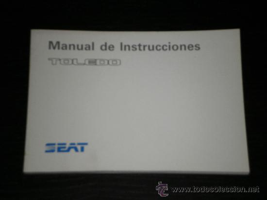 Carros e motociclos: SEAT TOLEDO - MANUAL USUARIO ORIGINAL - 1993 - ESPA&Ntilde;OL