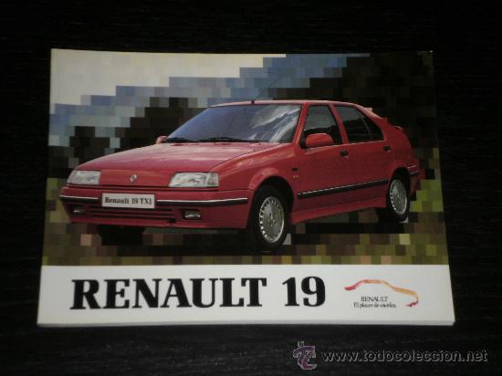 Autos und Motorr&auml;der: RENAULT 19 - MANUAL USUARIO ORIGINAL - 1990 - ESPA&Ntilde;OL