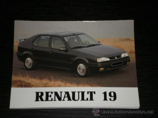 Autos und Motorr&auml;der: RENAULT 19 - MANUAL USUARIO ORIGINAL - 1992 - ESPA&Ntilde;OL