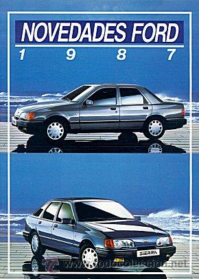 Automobili e Motociclette: Ford gama 1987  Catalogo marca