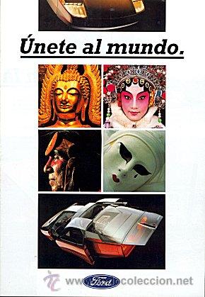 Automobili e Motociclette: Ford gama 1992  Catalogo marca