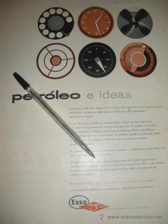 Automobili e Motociclette: LUBRICANTES ESSO. STANDAR OIL COMPANY, NEW YERSEY. 4 ANUNCIOS.