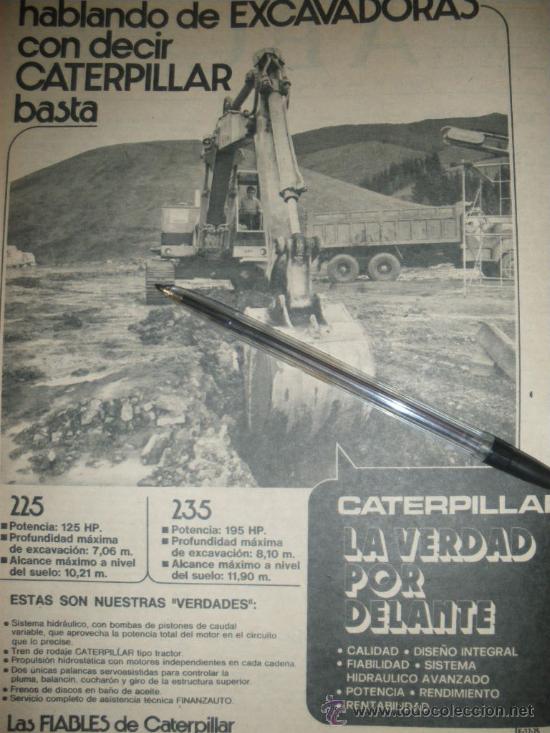 Carros e motociclos: CATERPILLAR, LA VERDAD POR DELANTE. PUBLICIDAD.