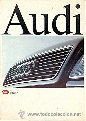 Automobili e Motociclette: Audi gama 1989  CATALOGO MARCA