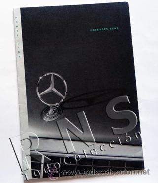 Carros e motociclos: CAT&Aacute;LOGO MERCEDES BENZ 1992 - EN INGL&Eacute;S - FOTOS COCHES PUBLICIDAD DESPLEGABLE - COCHE TRANSPORTE