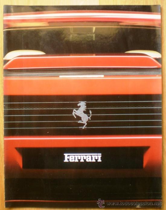 Coches y motocicletas: FERRARI CATALOGO ORIGINAL A&Ntilde;OS 70-80. IDIOMA INGLES. *FERRARI TESTARROSA. *FERRARI 412. *FERRARI M