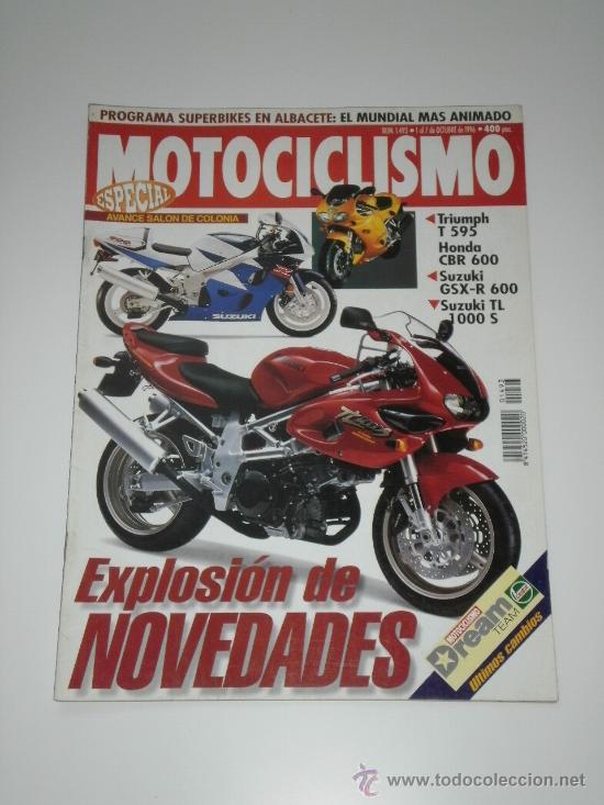 Coches y motocicletas: MOTOCICLISMO N&ordm; 1493 - YAMAHA TRX 850 - TDM 850 / TRIUMPH 900 ADVENTURER / SUPERBIKES MUNDIAL
