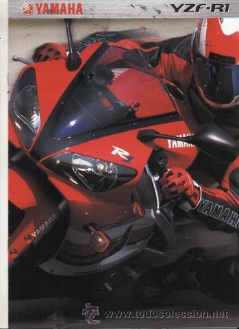 Coches y motocicletas: CAT&Aacute;LOGO PUBLICITARIO YAMAHA YZF R1.