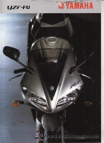 Coches y motocicletas: CAT&Aacute;LOGO PUBLICITARIO YAMAHA YZF R1.