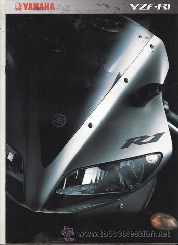 Coches y motocicletas: CAT&Aacute;LOGO PUBLICITARIO YAMAHA YZF R1.
