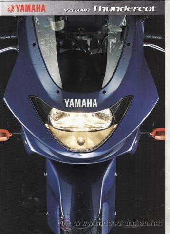 Coches y motocicletas: CAT&Aacute;LOGO PUBLICITARIO YAMAHA YZF 600R THUNDERCAT.