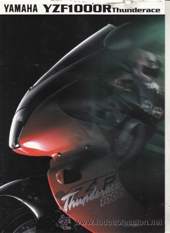 Coches y motocicletas: CAT&Aacute;LOGO PUBLICITARIO YAMAHA YZF 1000R THUNDERACE.