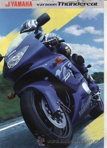 Coches y motocicletas: CAT&Aacute;LOGO PUBLICITARIO YAMAHA YZF 600R THUNDERCAT.