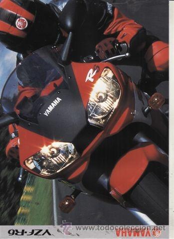 Coches y motocicletas: CAT&Aacute;LOGO PUBLICITARIO YAMAHA YZF-R6.
