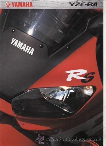 Coches y motocicletas: CAT&Aacute;LOGO PUBLICITARIO YAMAHA YZF R6.