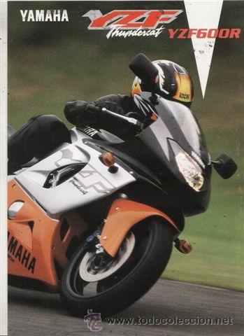 Coches y motocicletas: CAT&Aacute;LOGO PUBLICITARIO YAMAHA YZF 600R THUNDERCAT.
